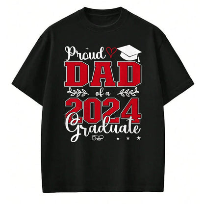 Gift for Dad Shirt, Funny Dad Unisex T-Shirt/Hoodie/Sweatshirt HLT00 – Proud Dad of a class of 2024 graduate for graduation T-Shirt