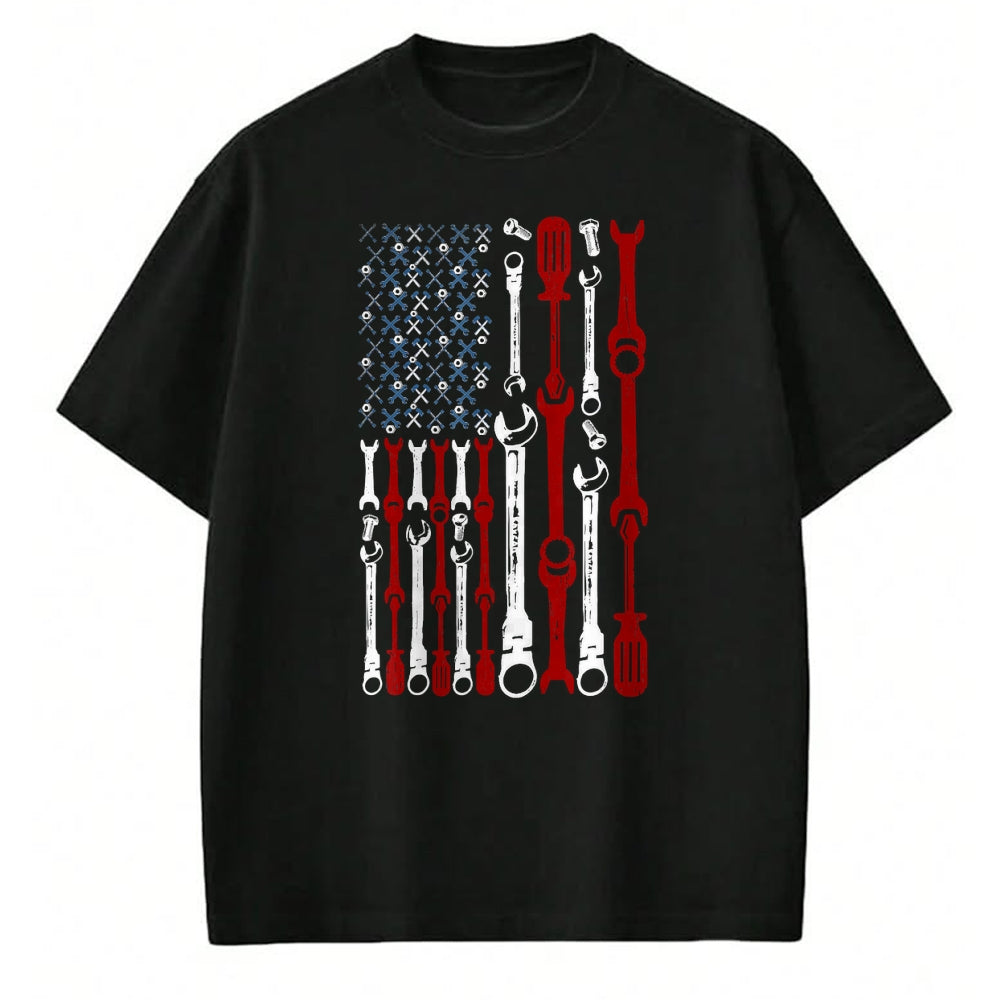 Best Mechanic Life Shirt, Funny Mechanic UnisexT-Shirt/Hoodie/Sweatshirt HLT00 - American Flag Mechanic Shirts Patriotic Mechanic USA Flag T-Shirt for Women Kids Men