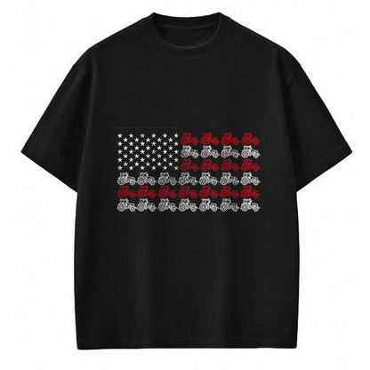 Best Farmer Life Shirt, Funny Farmer UnisexT-Shirt/Hoodie/Sweatshirt HLT00 - Proud Patriotic Freedom Designs Tractor American Flag Farmer T-Shirt - Unisex-AdultsKids, Black, Sh