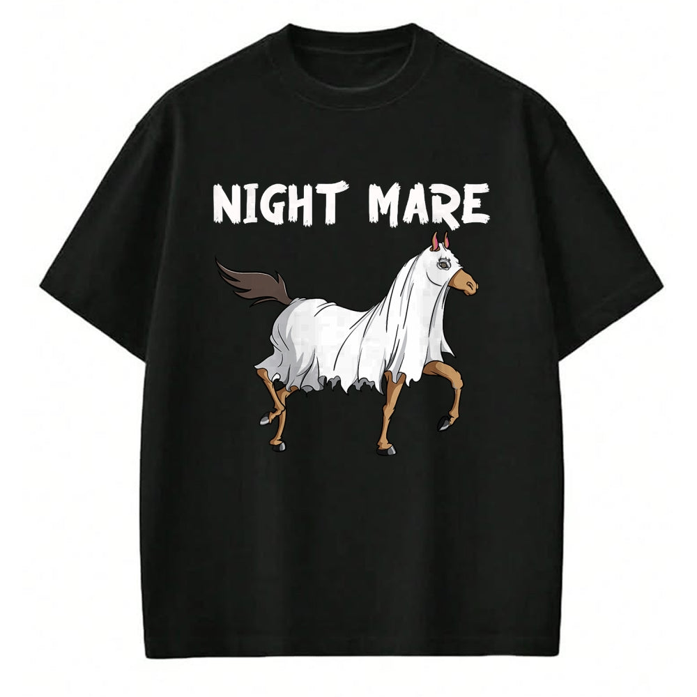 Best Horse Lover Shirt , Funny Horse UnisexT-Shirt/Hoodie/Sweatshirt HLT00 - Horse Ghost Night Mare  Equestrian Horse Lover Halloween T-Shirt