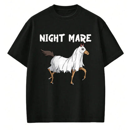 Best Horse Lover Shirt , Funny Horse UnisexT-Shirt/Hoodie/Sweatshirt HLT00 - Horse Ghost Night Mare  Equestrian Horse Lover Halloween T-Shirt