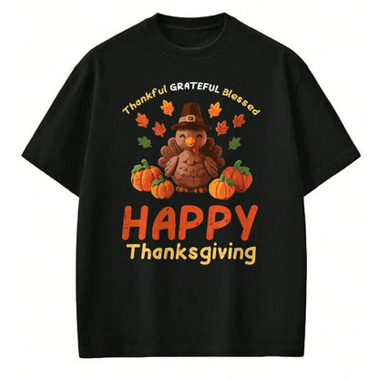 Best Thanksgiving Family Shirt , Funny Thanksgiving UnisexT-Shirt/Hoodie/Sweatshirt HLT00 - Happy Thanksgiving Turkey Coquette Thankful Fall Women Girl T-Shirt