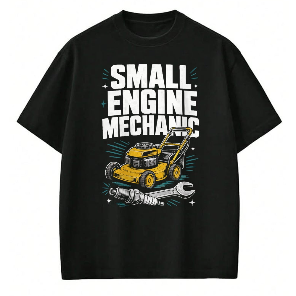 Best Mechanic Life Shirt, Funny Mechanic UnisexT-Shirt/Hoodie/Sweatshirt HLT00 - Small Engine Mechanic Lawn Mower Repair T-Shirt