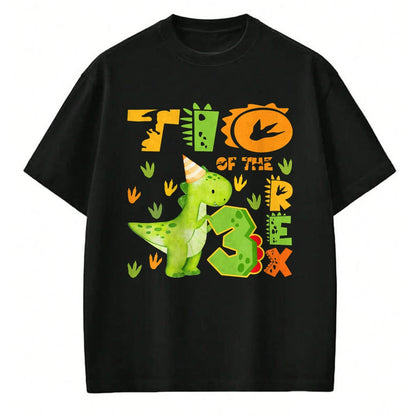 Best Dinosaur Lover Shirt, Funny Dinosaur UnisexT-Shirt/Hoodie/Sweatshirt HLT00 - TIO of The Three Rex 3rd Birthday Boy Dinosaur T-Rex T-Shirt