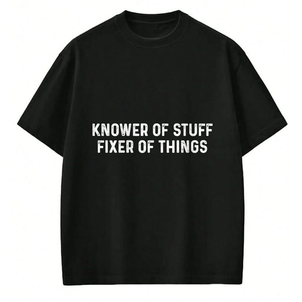 Best Mechanic Life Shirt, Funny Mechanic UnisexT-Shirt/Hoodie/Sweatshirt HLT00 - Knower of Stuff Fixer of Things Men Dad Funny Mechanic T-Shirt