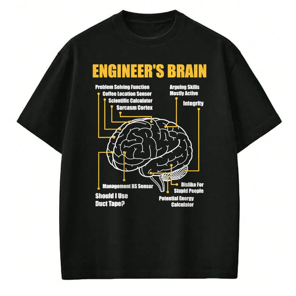 Best Mechanic Life Shirt, Funny Mechanic UnisexT-Shirt/Hoodie/Sweatshirt HLT00 - Engineer's Brain - Funny Sarcastic Engineering Gift Short Sleeve T-Shirt