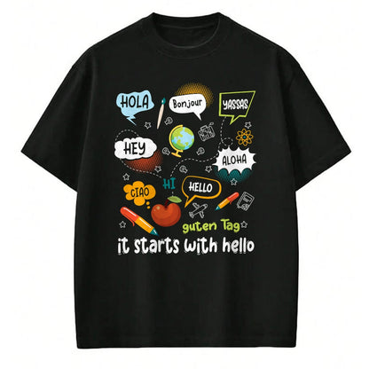 Best Teacher Shirt, Funny Teacher UnisexT-Shirt/Hoodie/Sweatshirt HLT00 - Fri-Yay Happy Friday Funny Weekend Teacher Back to School T-Shirt, Men, Black, 3X-Large