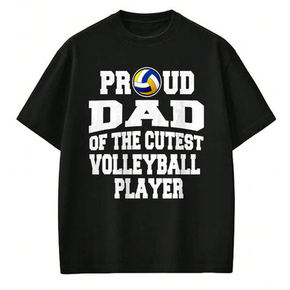 Gift for Dad Shirt, Funny Dad Unisex T-Shirt/Hoodie/Sweatshirt HLT00 – FAMILY 365 Father_s Day Proud Dad of A Volleyball Player T-Shirt