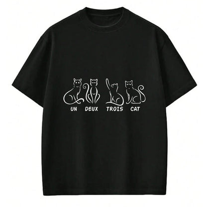Cat Love Shirt, Funny Cat Lover Gift UnisexT-Shirt/Hoodie/Sweatshirt HLT00 - Un Deux Trois Cat - Cats, Rentents, House Tiger T-Shirt