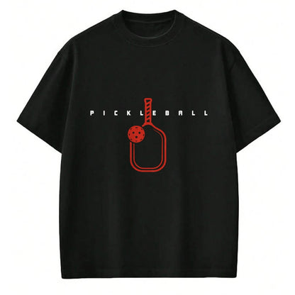 Funny Pickleball Shirt, Pickleball Lover Unisex T-Shirt/Hoodie/Sweatshirt HLT00 - Pickleball Paddle & Text Pickleball Player Word Art T-Shirt