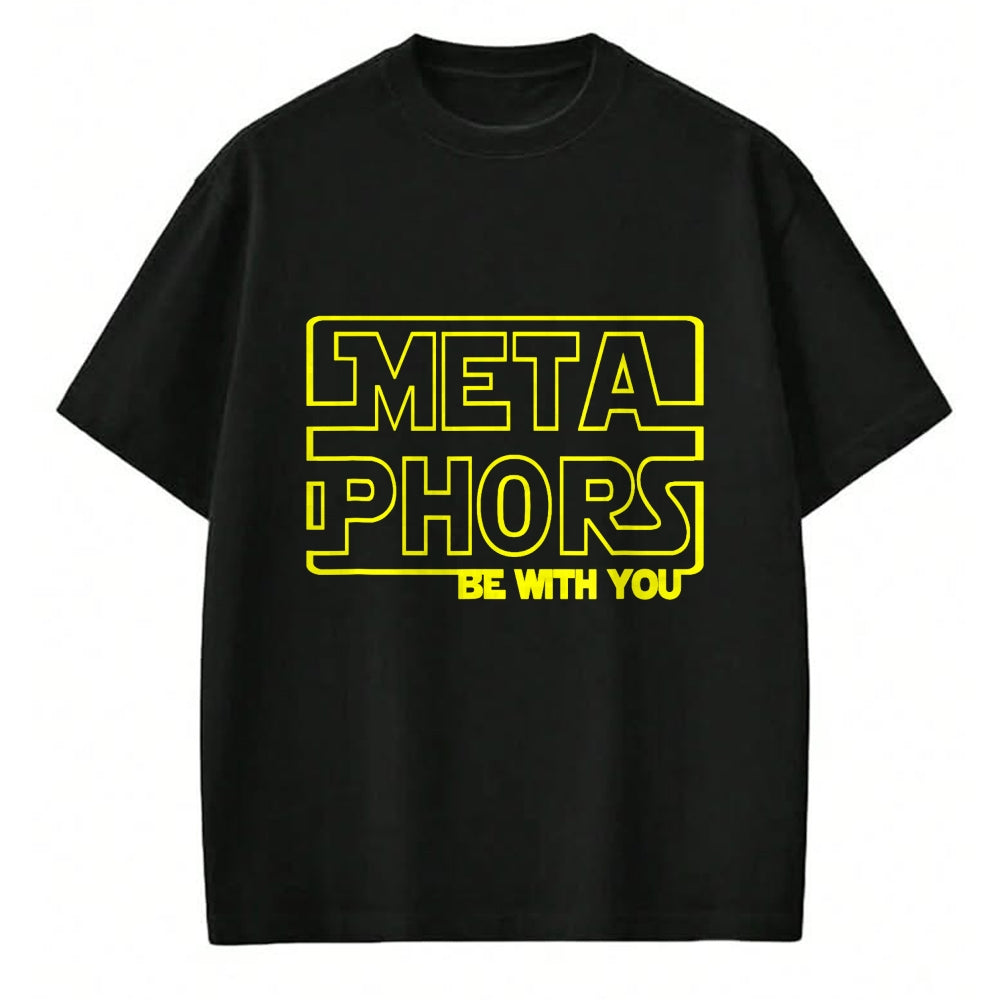 Best Teacher Shirt, Funny Teacher UnisexT-Shirt/Hoodie/Sweatshirt HLT00 - Metaphors Be with You Funny English Teacher Shirts Tee T-Shirt