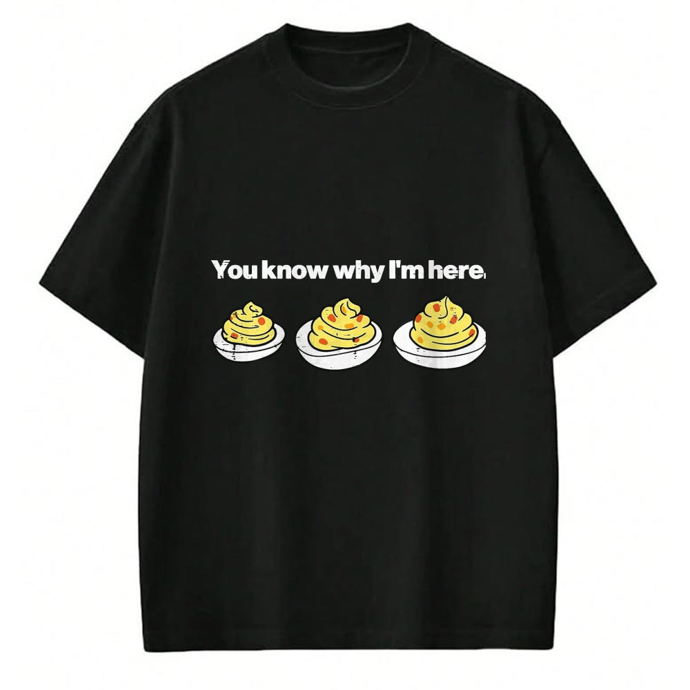 Best Thanksgiving Family Shirt , Funny Thanksgiving UnisexT-Shirt/Hoodie/Sweatshirt HLT00 - Deviled Eggs You Know Why Im Here Thanksgiving Men Women Kid T-Shirt, Men, Black, 3X-Large