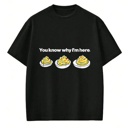 Best Thanksgiving Family Shirt , Funny Thanksgiving UnisexT-Shirt/Hoodie/Sweatshirt HLT00 - Deviled Eggs You Know Why Im Here Thanksgiving Men Women Kid T-Shirt, Men, Black, 3X-Large