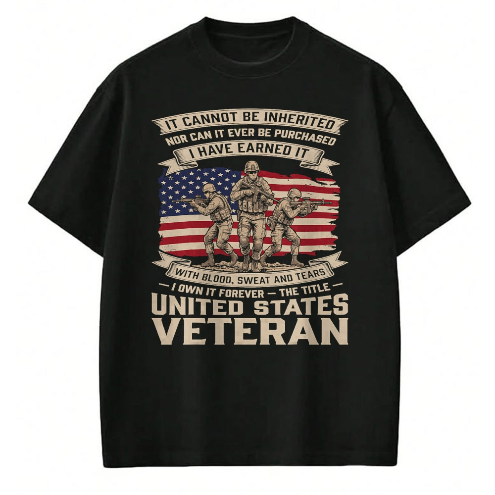 Proud Veteran Shirt, Funny Veteran UnisexT-Shirt/Hoodie/Sweatshirt HLT00 - Proud US Veteran Patriotic American Veterans Day T-Shirt