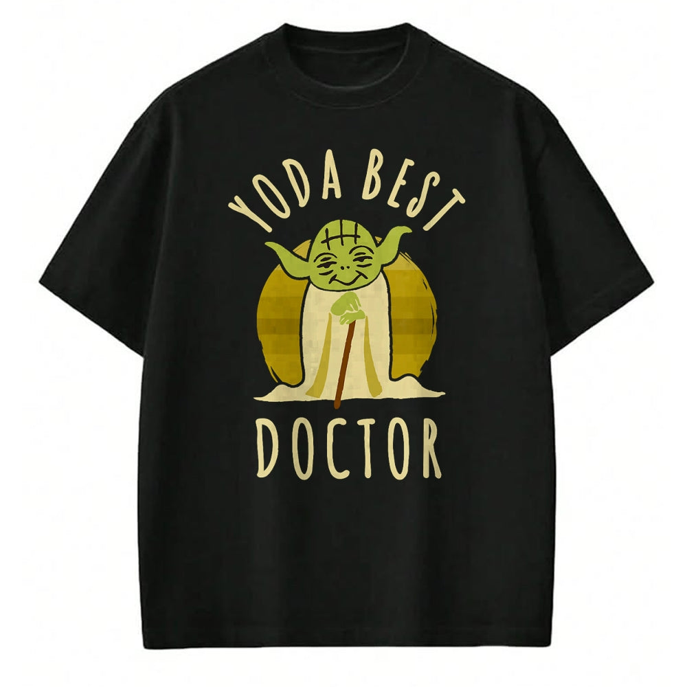 Best Doctor Shirt, Funny Doctor UnisexT-Shirt/Hoodie/Sweatshirt HLT00 - Star Wars Classic Yoda Best Doctor Jedi Vintage Chibi Yoda T-Shirt