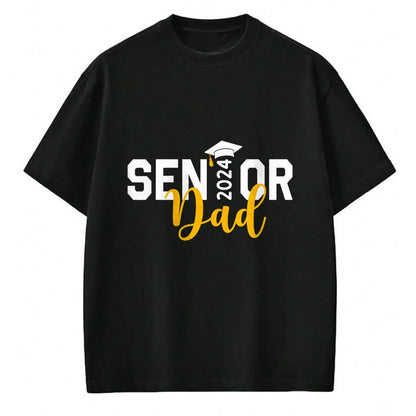 Gift for Dad Shirt, Funny Dad Unisex T-Shirt/Hoodie/Sweatshirt HLT00 – Proud Senior Dad 2024 Senior 2024 Dad Class Of 2024 Father T-Shirt