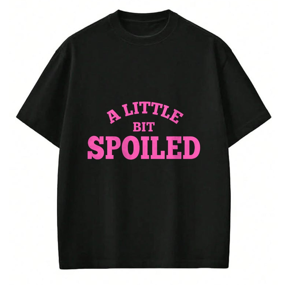 Best Wife Shirt, Wife and Husband Unisex T-Shirt/Hoodie/Sweatshirt HLT00 - Light Pink Womens Shirt A Little Bit Spoiled T-Shirt