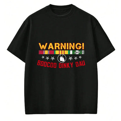 Proud Veteran Shirt, Funny Veteran UnisexT-Shirt/Hoodie/Sweatshirt HLT00 - Vietnam Veteran Shirt Boocoo Dinky Dau Tee T-Shirt