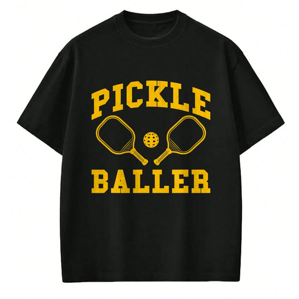 Funny Pickleball Shirt, Pickleball Lover Unisex T-Shirt/Hoodie/Sweatshirt HLT00 - Funny Pickle baller Quote Paddleball Pickleball Player retro T-Shirt
