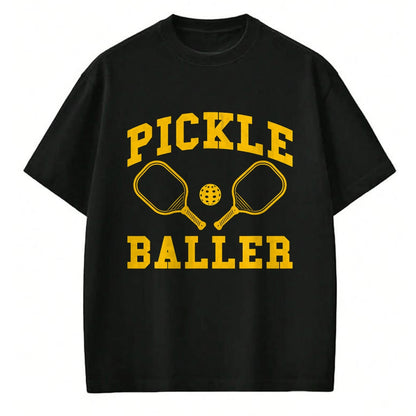 Funny Pickleball Shirt, Pickleball Lover Unisex T-Shirt/Hoodie/Sweatshirt HLT00 - Funny Pickle baller Quote Paddleball Pickleball Player retro T-Shirt