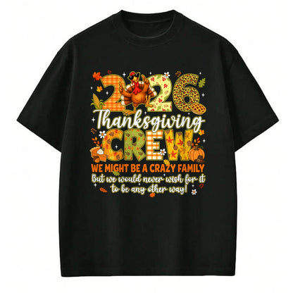 Best Thanksgiving Family Shirt , Funny Thanksgiving UnisexT-Shirt/Hoodie/Sweatshirt HLT00 - Family Thanksgiving 2026 Thanksgiving Crew Turkey Matching T-Shirt (2)