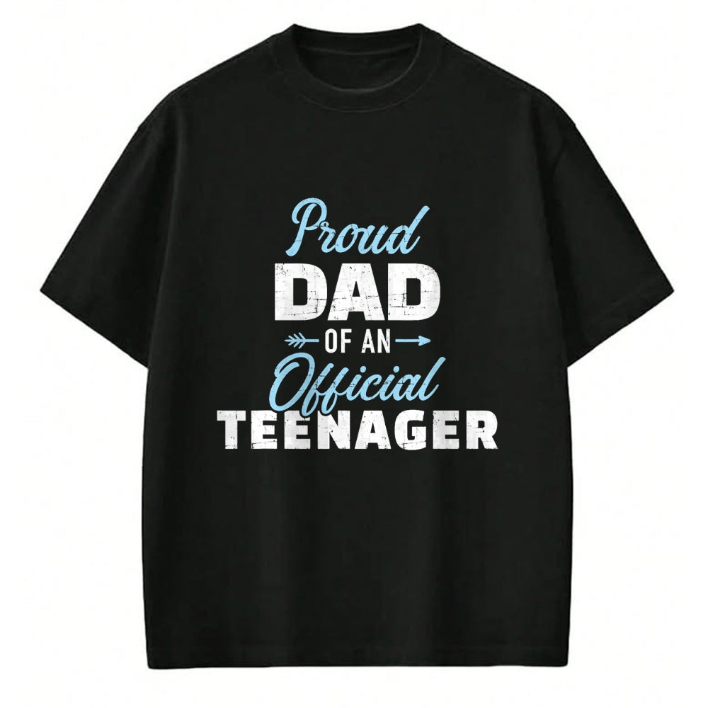 Gift for Dad Shirt, Funny Dad Unisex T-Shirt/Hoodie/Sweatshirt HLT00 – Proud dad of a teenager 13th birthday T-Shirt