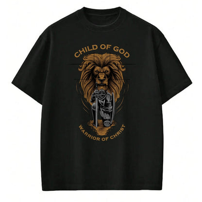 Christian Tee, Christian Faith Unisex T-Shirt/Hoodie/Sweatshirt HLT00 -  Child of God Warrior of Christ Jesus Christian Faith Graphic T-Shirt (1)