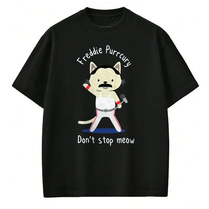 Cat Love Shirt, Funny Cat Lover Gift UnisexT-Shirt/Hoodie/Sweatshirt HLT00 - Don_t Stop Meow Freddie Purrcury Tshirt Gift for Women Men T-Shirt