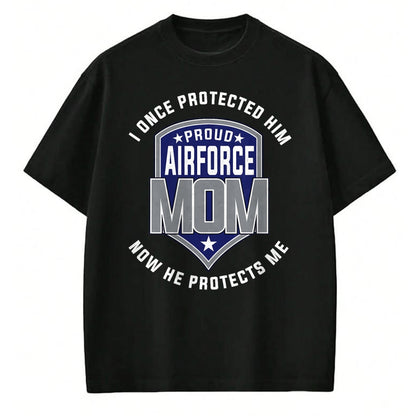 Gift for Mom Shirt, Funny Mom Unisex T-Shirt/Hoodie/Sweatshirt HLT00 - Proud Airforce mom Protect Sons T-Shirts T-Shirt