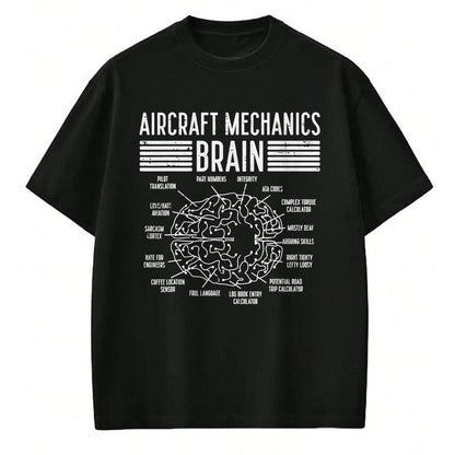 Best Mechanic Life Shirt, Funny Mechanic UnisexT-Shirt/Hoodie/Sweatshirt HLT00 - Aircraft Mechanic Limited Edition - Aircraft Mechanics Brain Fun Airplane Maintenance Men Women T-Shirt