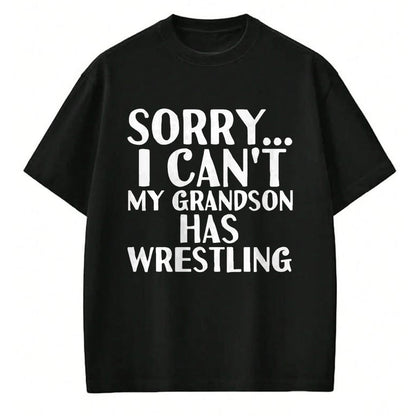Best Grandma Shirt, Proud Grandma Unisex T-Shirt/Hoodie/Sweatshirt HLT00 - Grandpa Grandma  My Grandson Has Wrestling T-Shirt