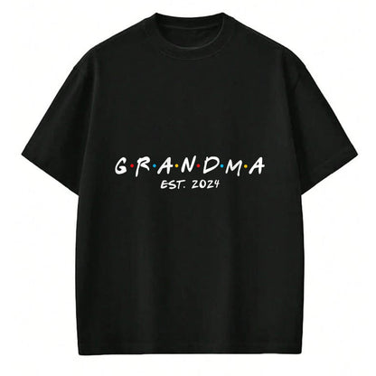 Best Grandma Shirt, Proud Grandma Unisex T-Shirt/Hoodie/Sweatshirt HLT00 - Soon to Be Grandma 2024 Gift Promoted to Grandma Est 2024 T-Shirt (1)