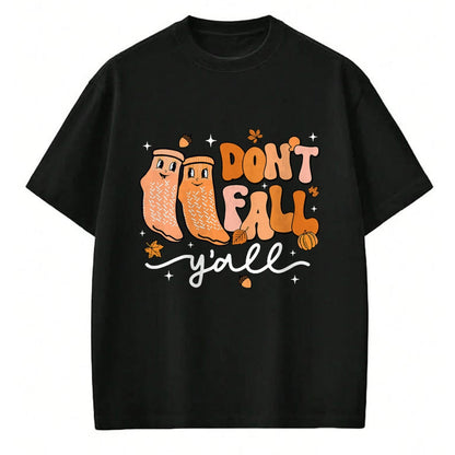 Funny Nurse Shirt, Nurse Unisex T-Shirt/Hoodie/Sweatshirt HLT00 - Don't Fall Y'all Fall Prevention Fall Physical Therapy Nurse T-Shirt