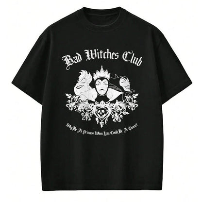 Best Wife Shirt, Wife and Husband Unisex T-Shirt/Hoodie/Sweatshirt HLT00 - Disney Villains Bad Witches Club Group Shot Vintage T-Shirt