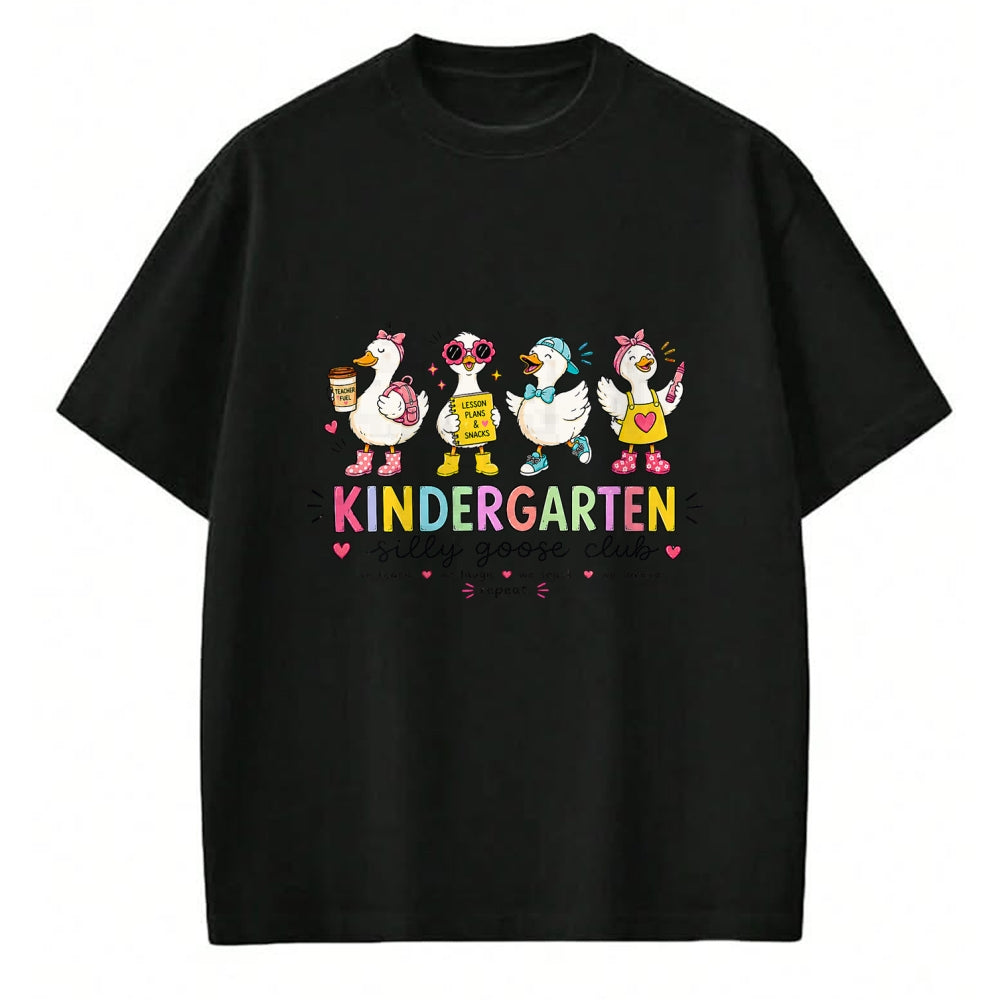 Best Student Shirt, Funny Back To School UnisexT-Shirt/Hoodie/Sweatshirt HLT00 - Kindergarten Silly Goose Club Teacher Funny Back to School T-Shirt