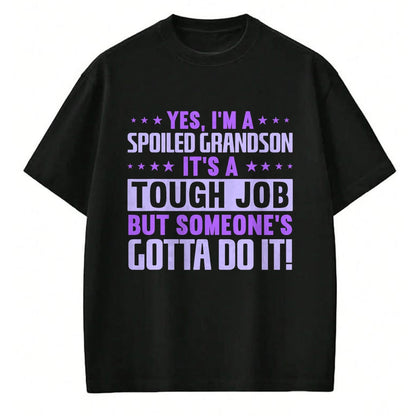 Best Grandma Shirt, Proud Grandma Unisex T-Shirt/Hoodie/Sweatshirt HLT00 - Grandparents Grandma Spoiled Grandson T-Shirt