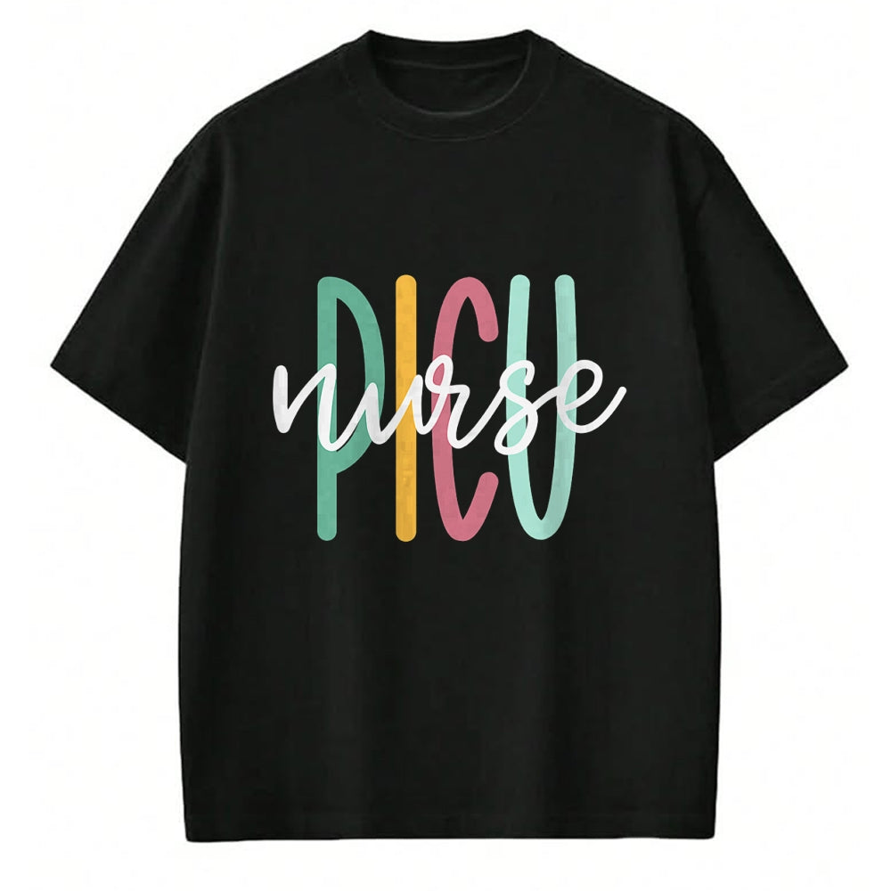 Funny Nurse Shirt, Nurse Unisex T-Shirt/Hoodie/Sweatshirt HLT00 - Cute PICU Nurse T-Shirt
