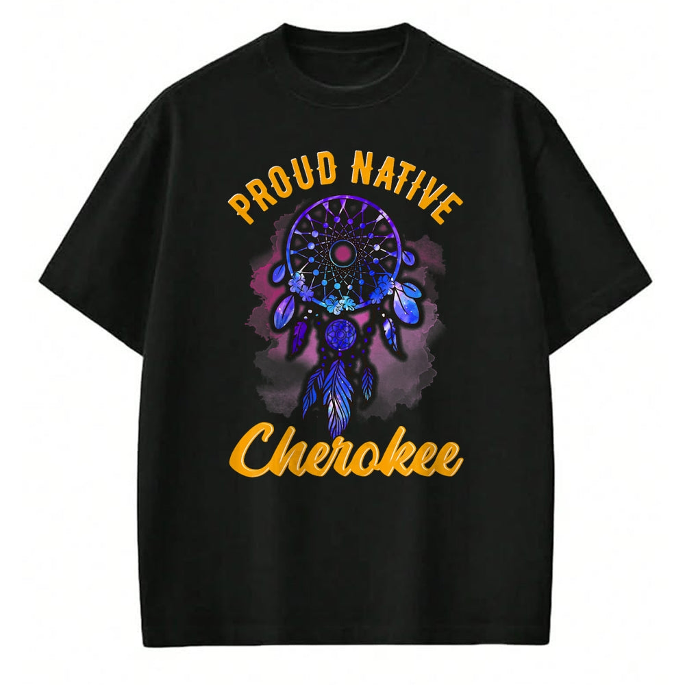 Native American T-Shirts, Vintage Native American Unisex T-Shirt/Hoodie/Sweatshirt HLT00 - Proud To Be Cherokee Native American Indian