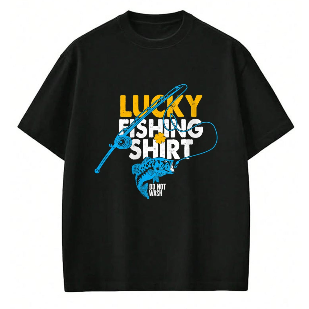Gift for Dad Shirt, Funny Dad Unisex T-Shirt/Hoodie/Sweatshirt HLT00 – Lucky Fishing Shirt Do Not Wash For A Fisherman T-Shirt