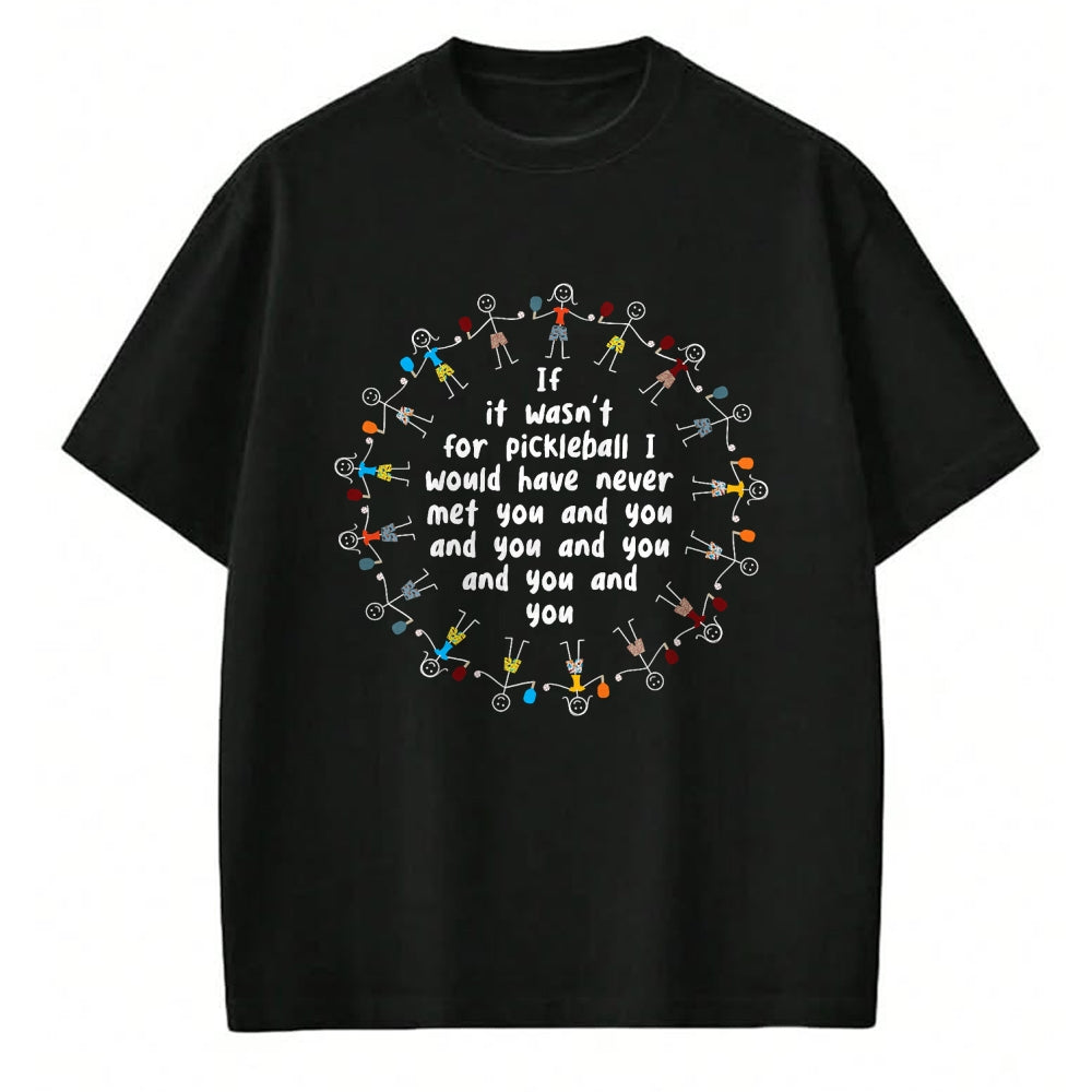 Funny Pickleball Shirt, Pickleball Lover Unisex T-Shirt/Hoodie/Sweatshirt HLT00 - Whyitsme Design Unisex-Adults Black Pickleball Funny T-Shirt