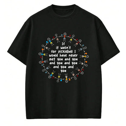 Funny Pickleball Shirt, Pickleball Lover Unisex T-Shirt/Hoodie/Sweatshirt HLT00 - Whyitsme Design Unisex-Adults Black Pickleball Funny T-Shirt