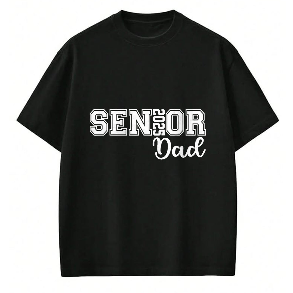 Gift for Dad Shirt, Funny Dad Unisex T-Shirt/Hoodie/Sweatshirt HLT00 – Proud Senior Dad 2025 Senior 2025 Dad Class Of 2025 Father T-Shirt