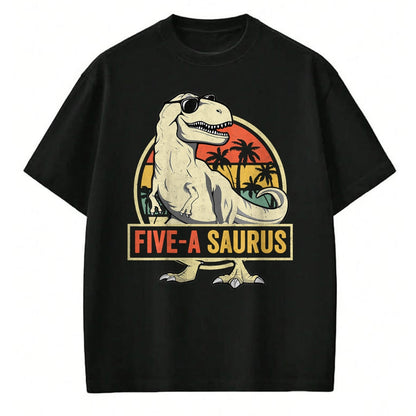 Best Dinosaur Lover Shirt, Funny Dinosaur UnisexT-Shirt/Hoodie/Sweatshirt HLT00 - Kids 5 Year Old Dinosaur Birthday 5th T Rex Dino Five Saurus T-Shirt