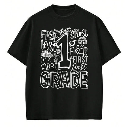 Best Student Shirt, Funny Back To School UnisexT-Shirt/Hoodie/Sweatshirt HLT00 - Typography 1st Grade Team Student Teacher T-Shirt