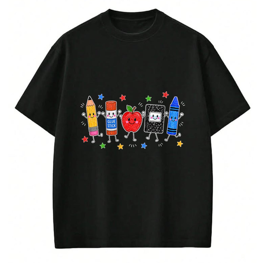 Best Student Shirt, Funny Back To School UnisexT-Shirt/Hoodie/Sweatshirt HLT00 - Back to School Cute Pencil Crayon Apple Teacher Boy Girl Kid T-Shirt
