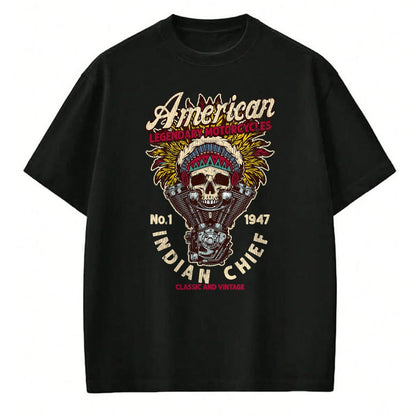 Native American T-Shirts, Vintage Native American Unisex T-Shirt/Hoodie/Sweatshirt HLT00 - Retro Vintage American Motorcycle Indian native Bikers Gift
