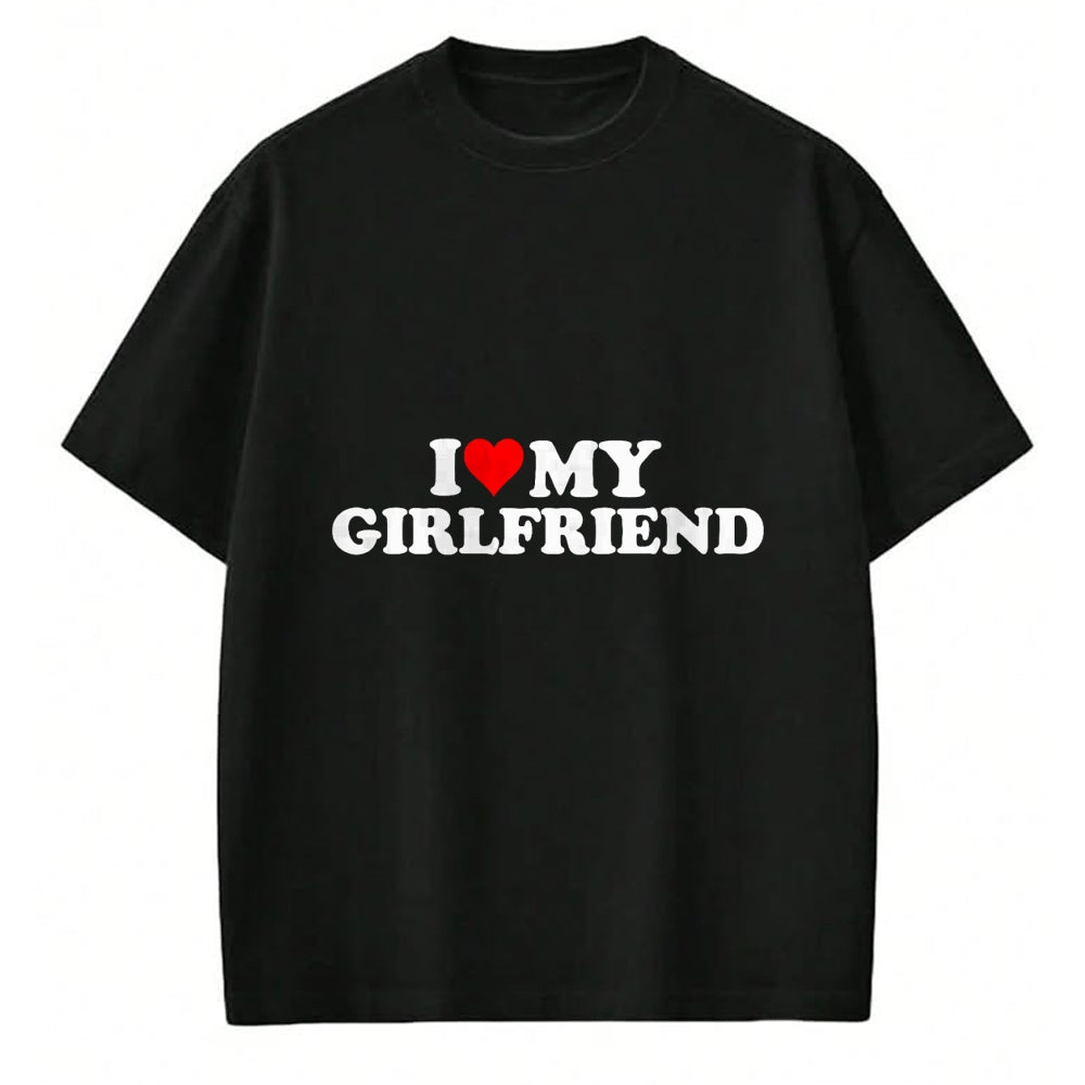 Best Wife Shirt, Wife and Husband Unisex T-Shirt/Hoodie/Sweatshirt HLT00 - I Love My Hot Girlfriend I Heart My Hot Girlfriend GF T-Shirt (2)