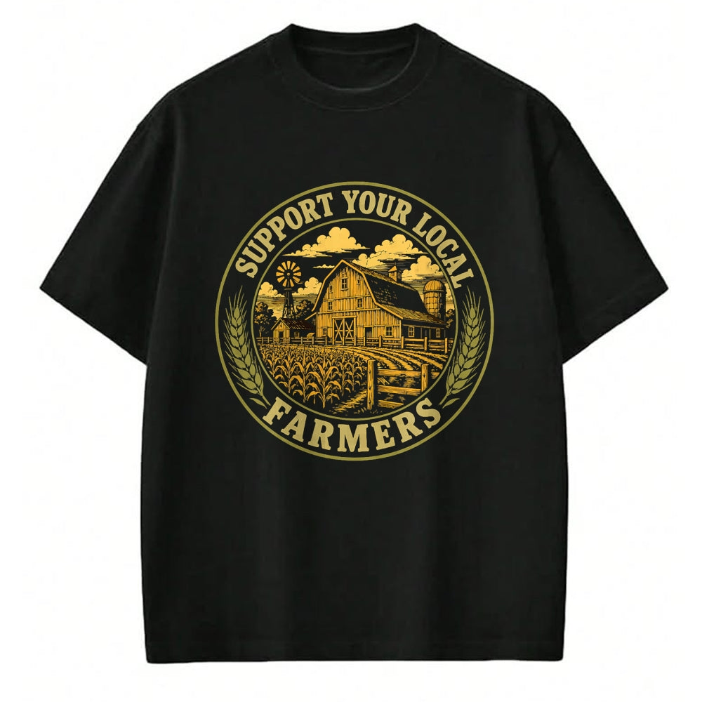 Best Farmer Life Shirt, Funny Farmer UnisexT-Shirt/Hoodie/Sweatshirt HLT00 - Support Your Local Farmers Vintage Farm Agriculture T-Shirt
