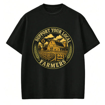 Best Farmer Life Shirt, Funny Farmer UnisexT-Shirt/Hoodie/Sweatshirt HLT00 - Support Your Local Farmers Vintage Farm Agriculture T-Shirt