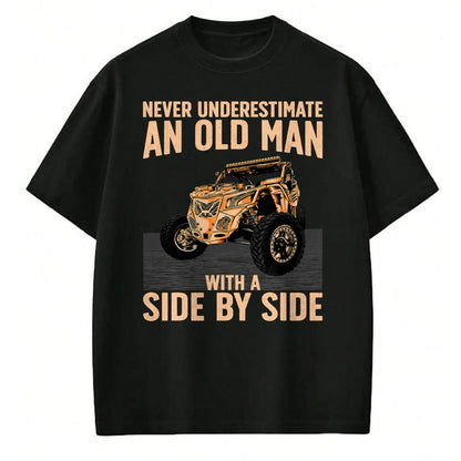 Best Grandpa Shirt, Proud Grandpa Unisex T-Shirt/Hoodie/Sweatshirt HLT00 - Cool SXS For Grandpa Men Dad Offroad UTV ATV Side-By-Side T-Shirt